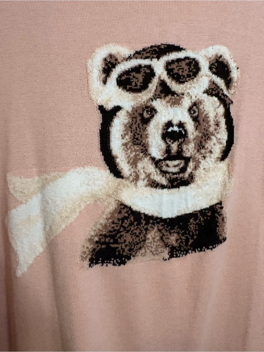Land’s End Amelia Bearhart Graphic 3/4-Sleeve 100% Supima Top w Panda Graphic2X - Picture 4 of 7